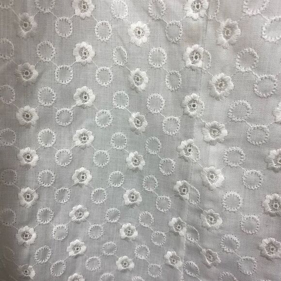 VTG 60’s RARE Lilly Pulitzer Long Sleeve Embroidered Floral White Button Up Top - Picture 5 of 6